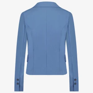 Jane Lushka Atina Blazer Technical Jersey | Mid Blue