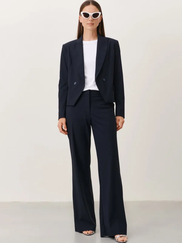 Jane Lushka Bart Blazer Technical Jersey | Blue