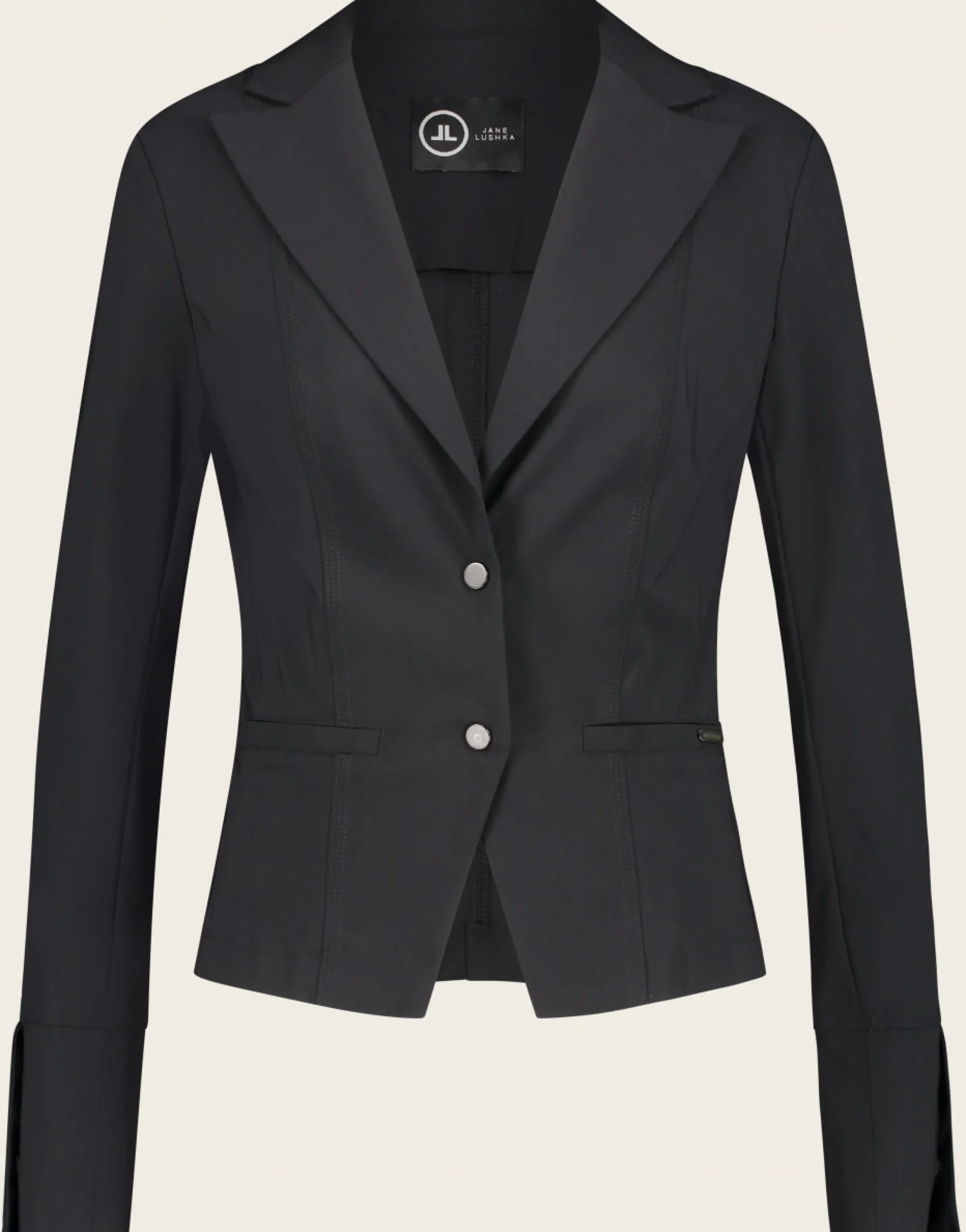 blazer_sofia_technical_je_3.webp Jane Lushka Blazer Sofia Technical Jersey | Black