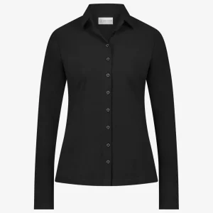 Jane Lushka Blouse Betty Easy Wear Technical Jersey | Black