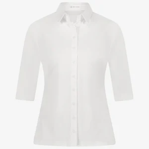 Jane Lushka Blouse Betty Easy Wear Technical Jersey | White