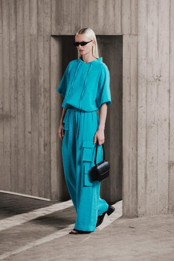 Jane Lushka Charly Pants | Turquoise