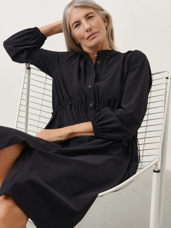 Jane Lushka Dennis Dress Technical Jersey | Black