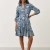 Jane Lushka Dio Dress Technical Jersey | Multi Blue