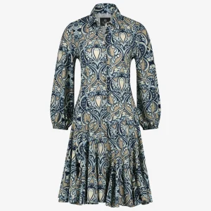 Jane Lushka Dio Dress Technical Jersey | Multi Blue