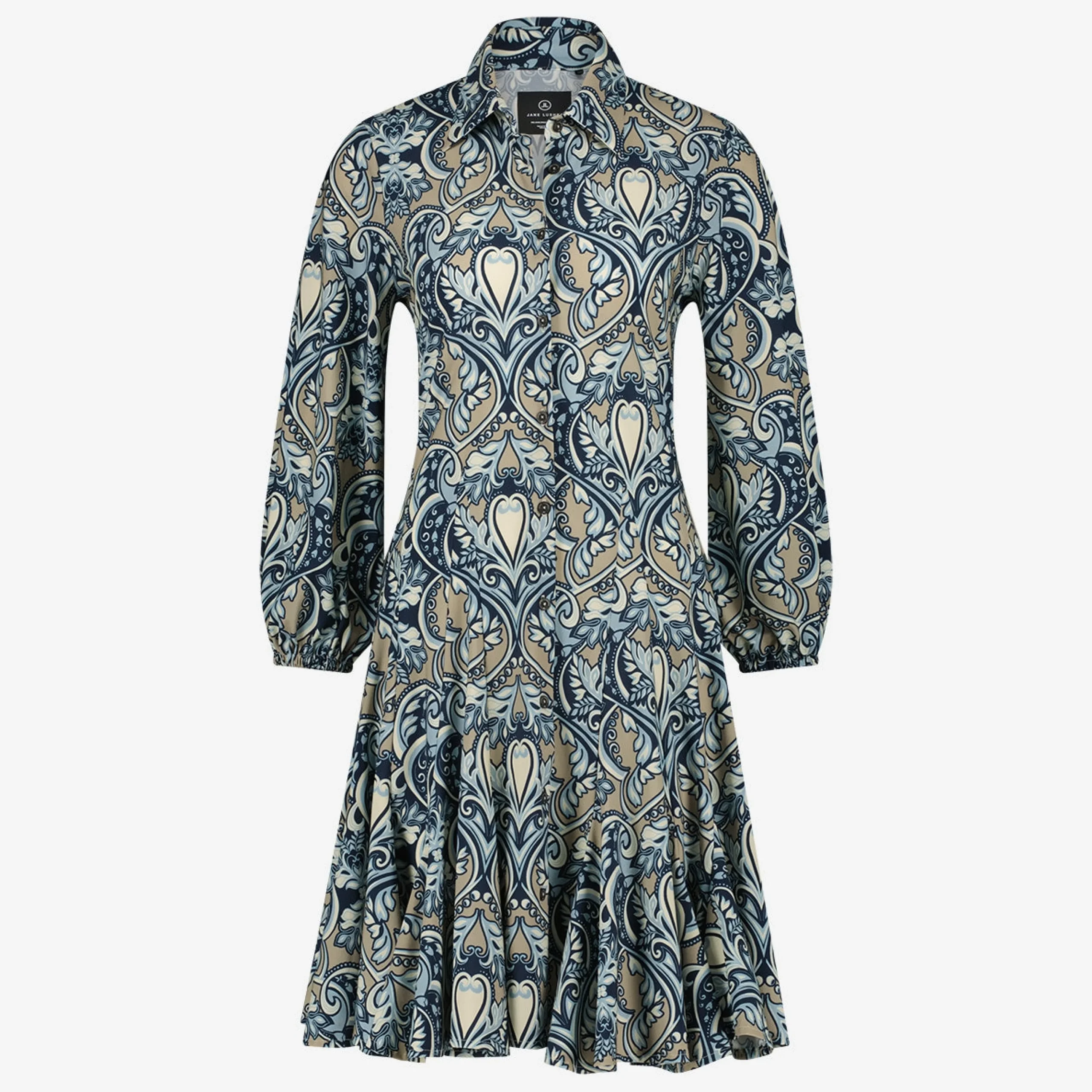 dio_dress_technical_jerse_4.webp Jane Lushka Dio Dress Technical Jersey | Multi Blue