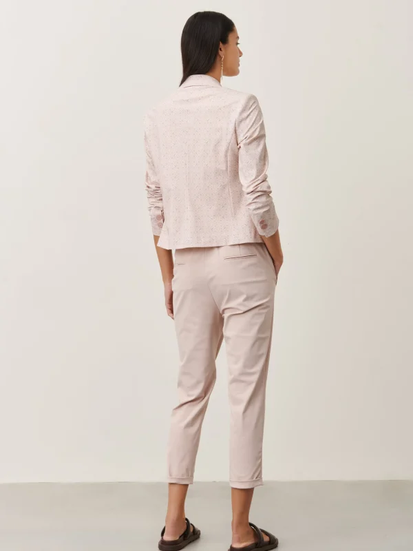 Jane Lushka Elvira Blazer Technical Jersey | Pudra