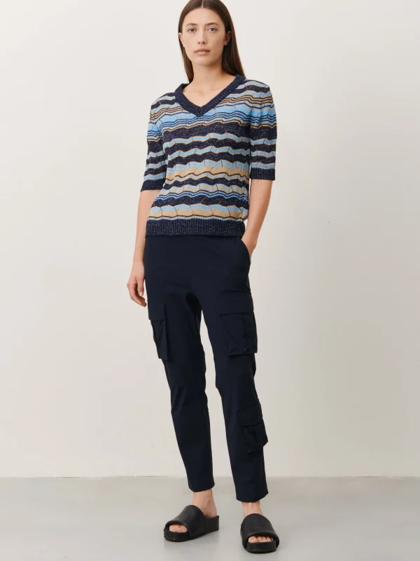 Jane Lushka Frey Pants Technical Jersey | Blue