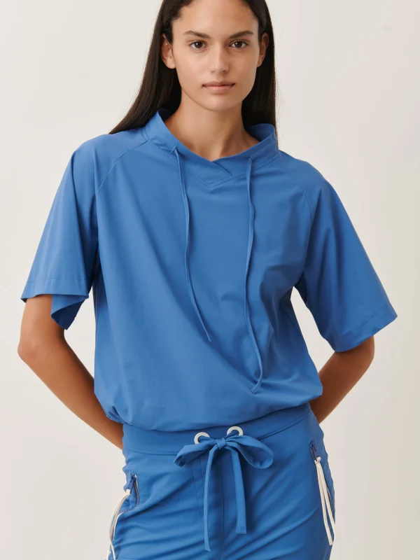 Jane Lushka Gia Top Technical Jersey | Mid Blue