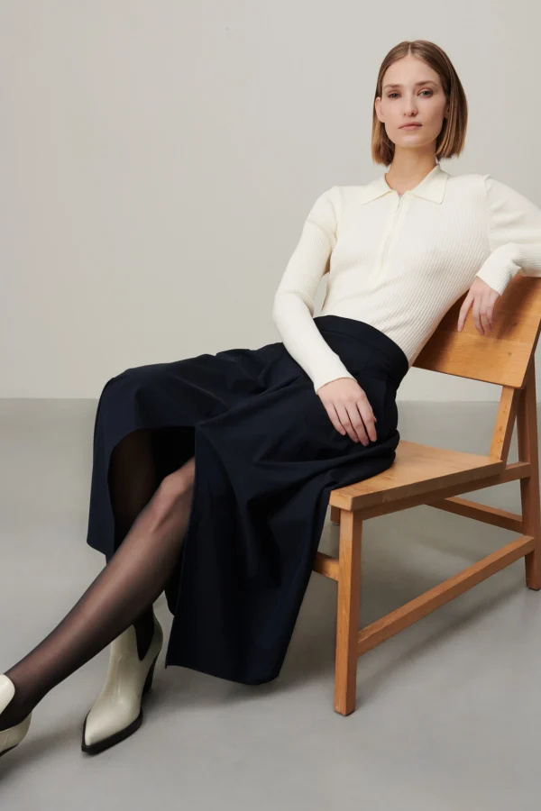 Jane Lushka Jack Skirt Technical Jersey | Blue