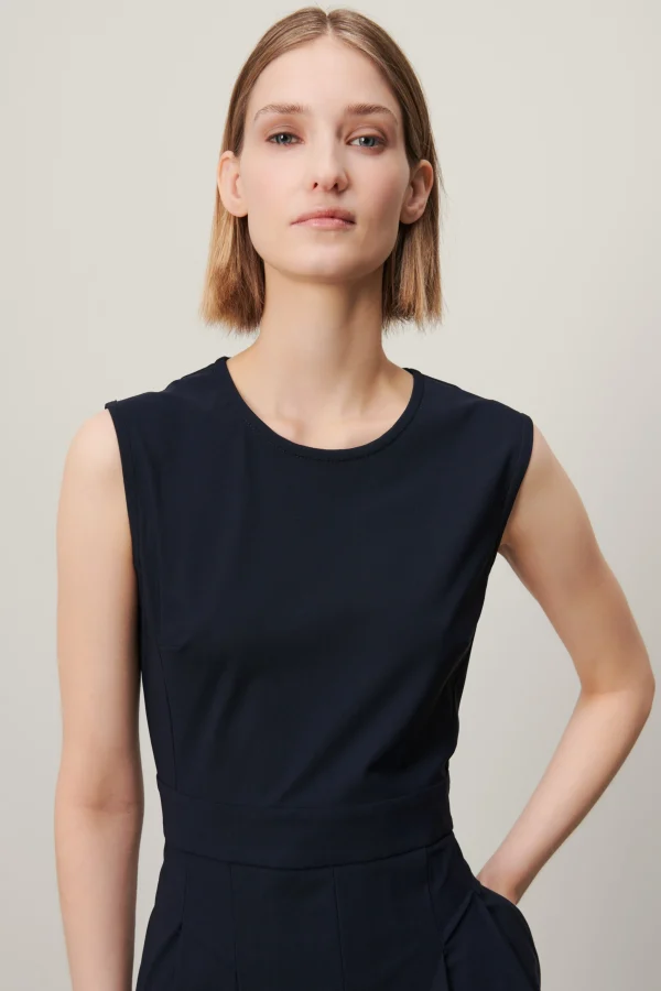 Jane Lushka Jackie Dress Technical Jersey | Blue