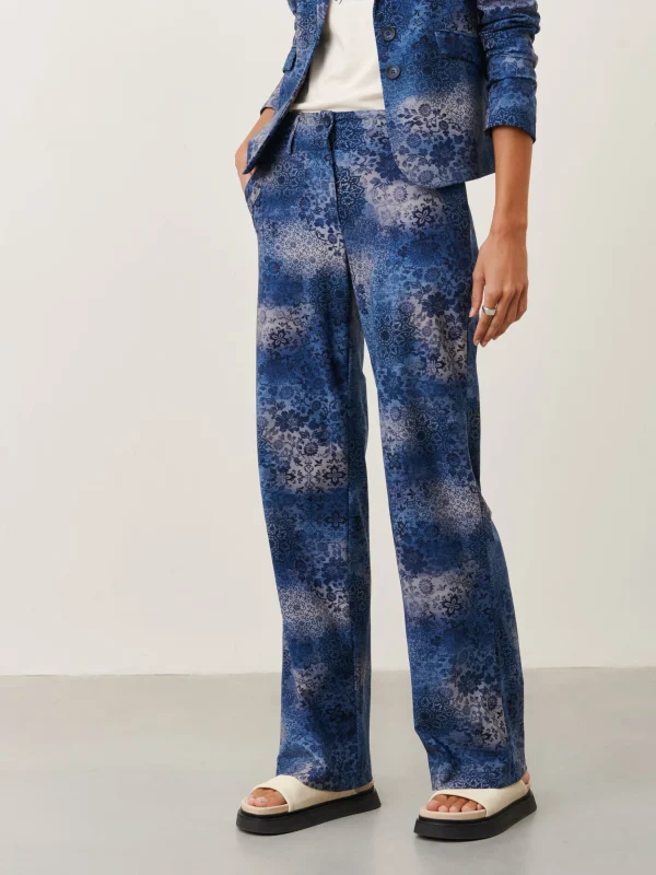 Jane Lushka Landa Pants Technical Jersey | Blue