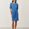 Jane Lushka Lea Dress Technical Jersey | Mid Blue
