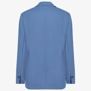 Jane Lushka Lima Blazer Technical Jersey | Mid Blue