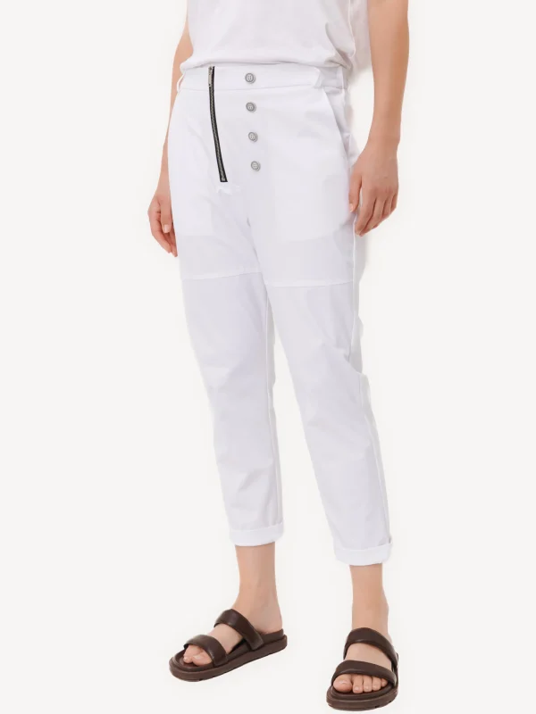 Jane Lushka Miliana Pants Technical Jersey | White