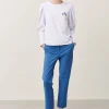 Jane Lushka Mirel Pants Technical Jersey | Mid Blue