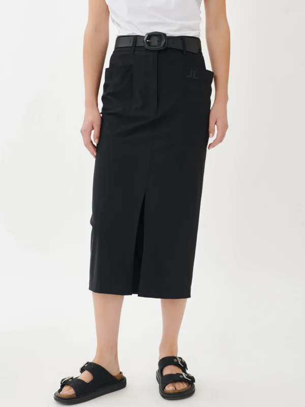 Jane Lushka Petra Skirt Technical Jersey | Black