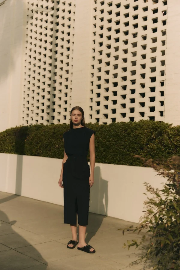 Jane Lushka Petra Skirt Technical Jersey | Black