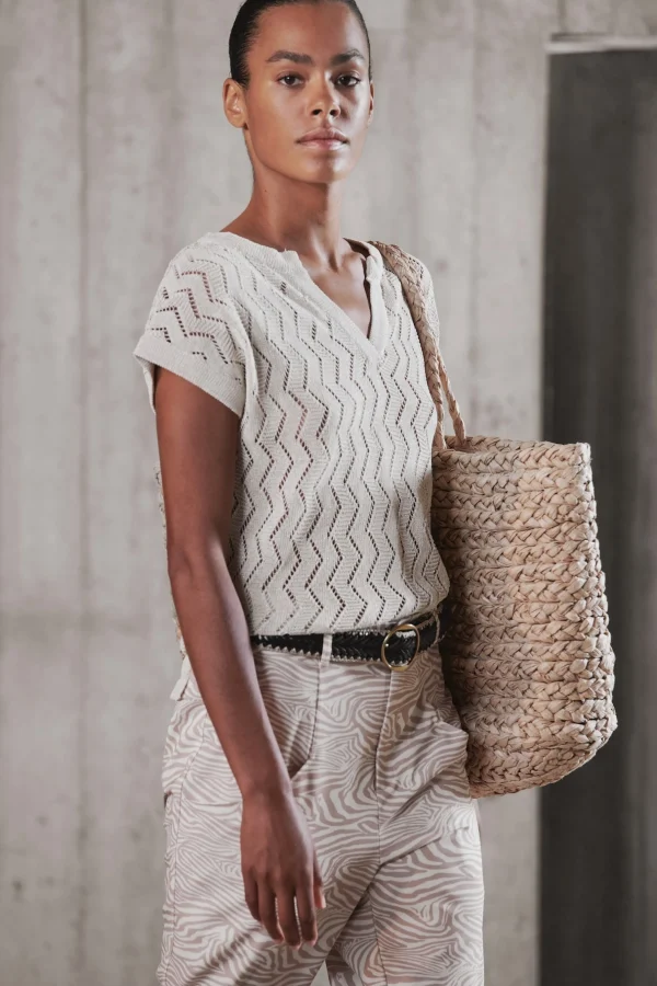 Jane Lushka Pilates Vest New | Ecru