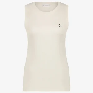 Jane Lushka Rib Top Organic Cotton | Gardenia