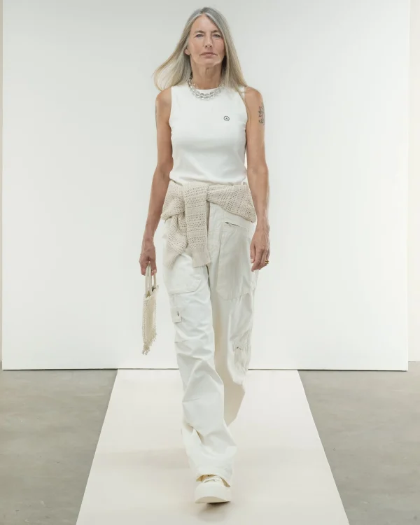 Jane Lushka Rib Top Organic Cotton | Gardenia