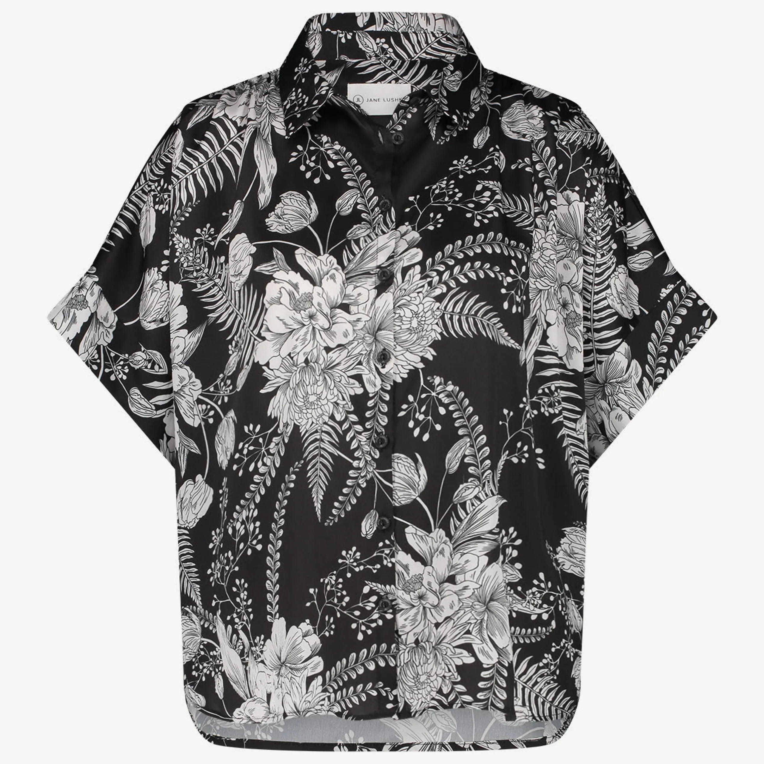 romi_blouse__black_white_3.webp Jane Lushka Romi Blouse | Black White