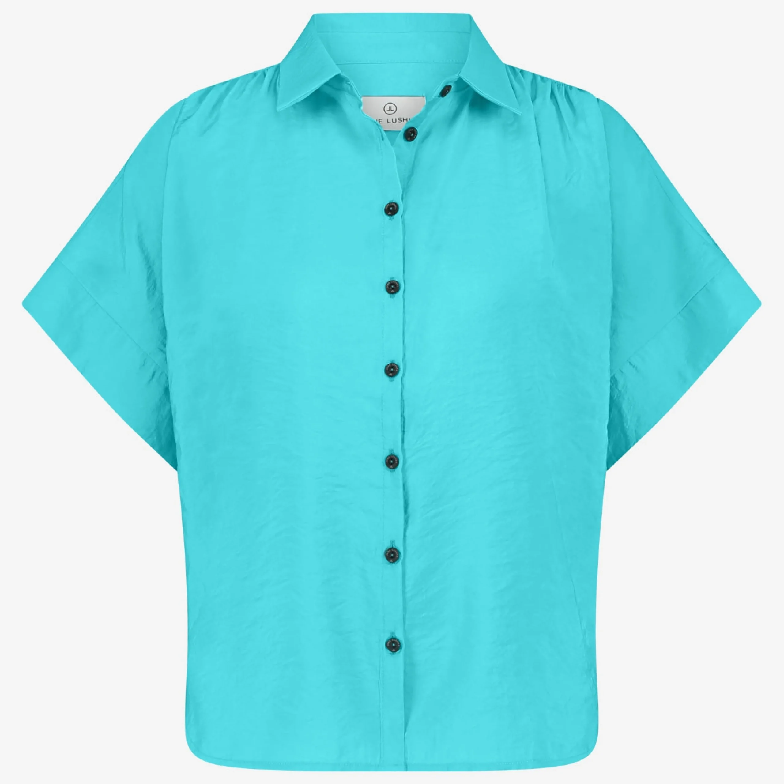 romi_blouse__turquoise_0.webp Jane Lushka Romi Blouse | Turquoise