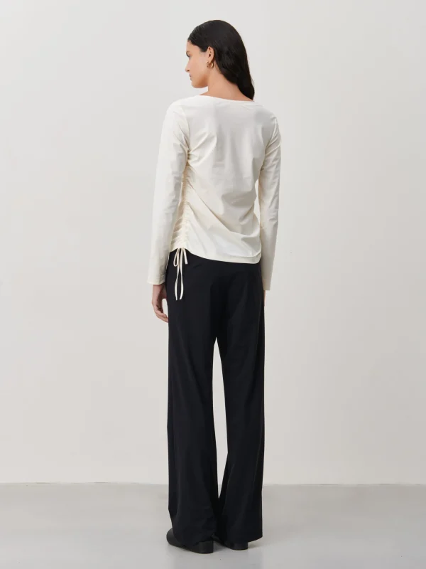 Jane Lushka Rosa Top Technical Jersey | Ecru