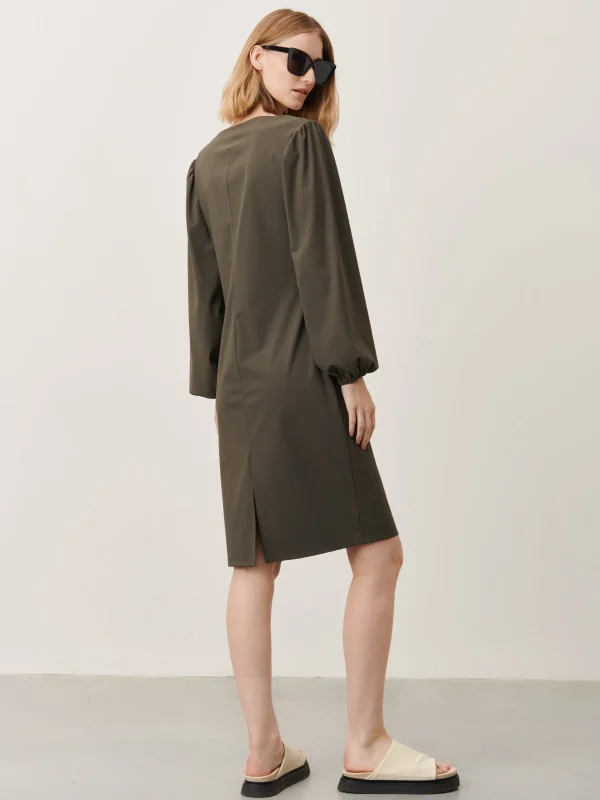 Jane Lushka Silke Dress Technical Jersey | Army