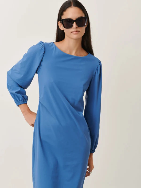 Jane Lushka Silke Dress Technical Jersey | Mid Blue