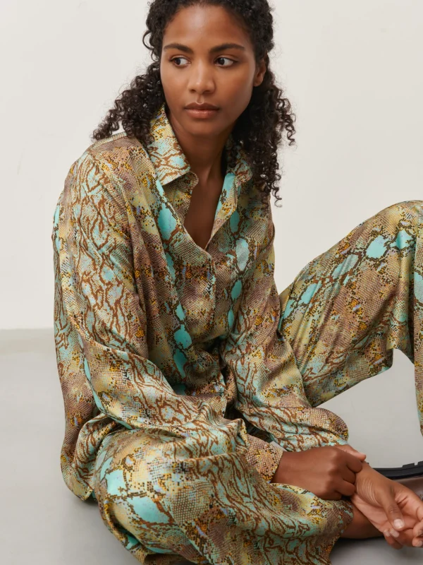 Jane Lushka Sisi/P Blouse | Multi Green