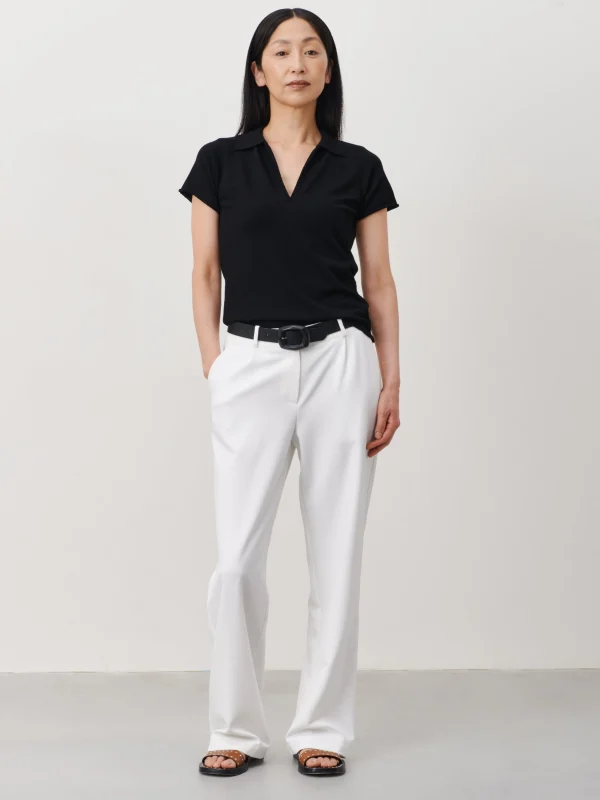Jane Lushka Snowy Polo | Black