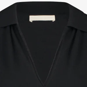 Jane Lushka Snowy Polo | Black