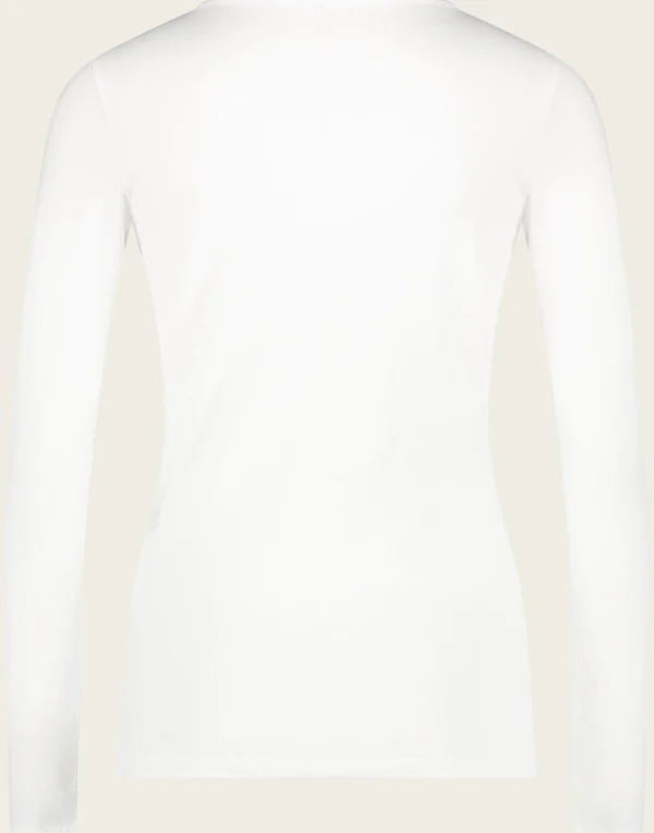 Jane Lushka T Shirt R Neck Easy Wear Organic Cotton | White
