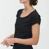 Jane Lushka T Shirt Sara Easy Wear Technical Jersey | Black
