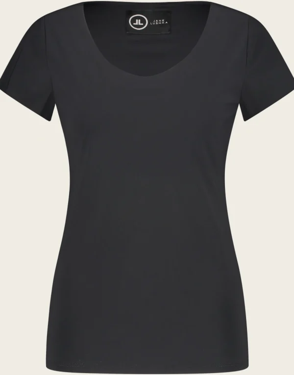 Jane Lushka T Shirt Sara Easy Wear Technical Jersey | Black