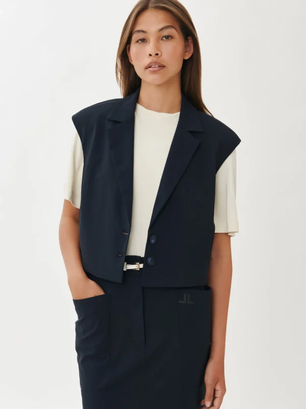 Jane Lushka Tilly Vest Technical Jersey | Blue