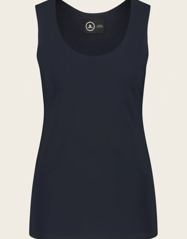 Jane Lushka Top Jesy Easy Wear Technical Jersey | Blue