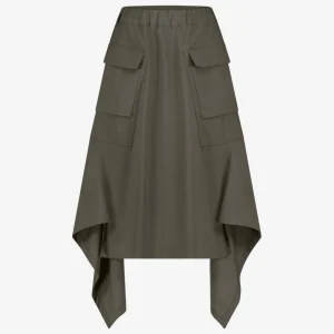 Jane Lushka Yanna Skirt Technical Jersey | Army